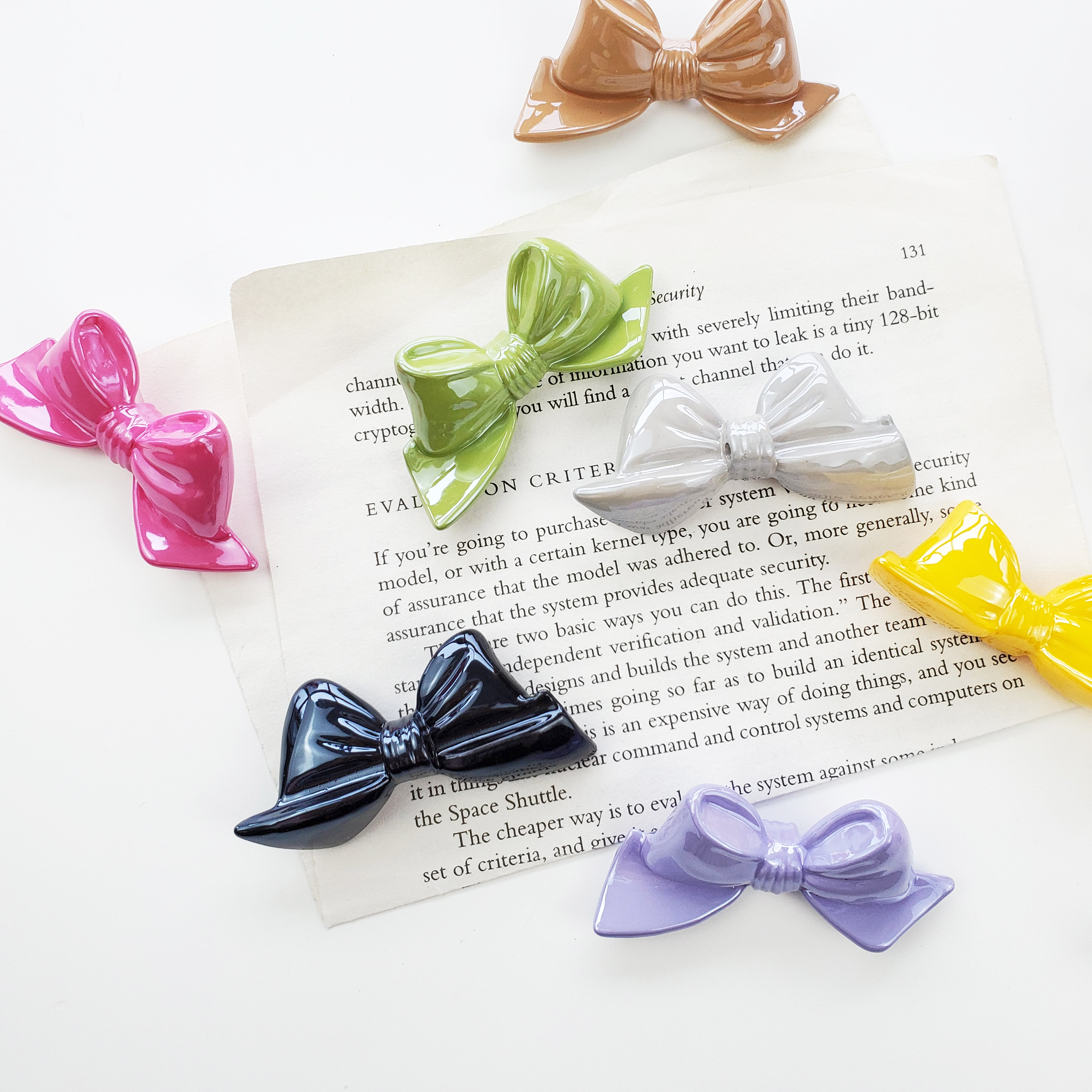 Versión coreana crema azúcar frijoles acrílico arcos cuentas backhole cuentas sueltas niños cordón accesorios accesorios para el pelo DIY Specification image