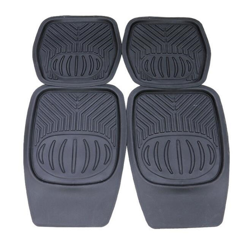 4-piece PVC floor MATS, anti-slip carpet floor MATS, PVC carpet for export, universal car floor MATS, car floor MATS, foot MATS, 4pc, Qiwei car decoration QW60 Item Picture