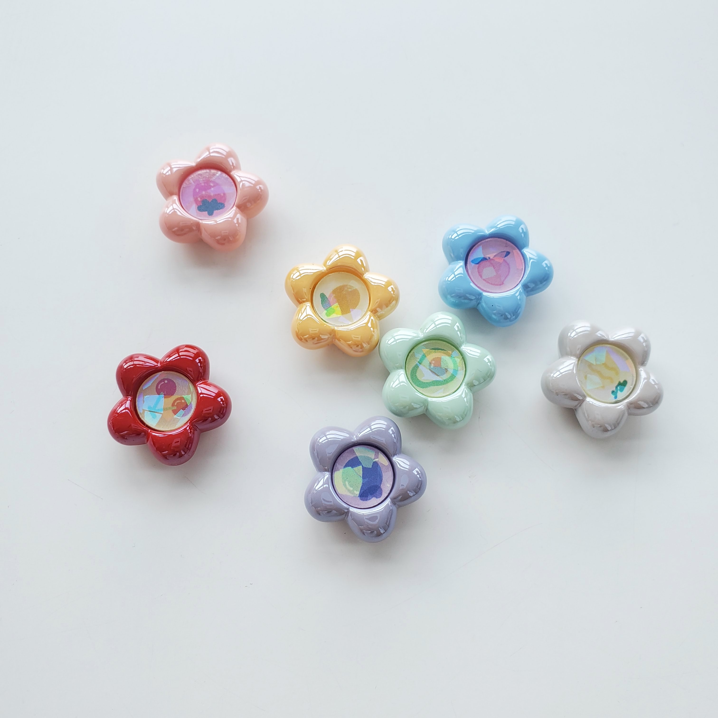 Chen Ming Accessories, acrylic Fashion DIY flower acrylic pendants, hair accessories, earrings, earrings, necklaces, accessories, materials and accessories, handmade DIY hair ropes, hair bands, rubber bands and accessories