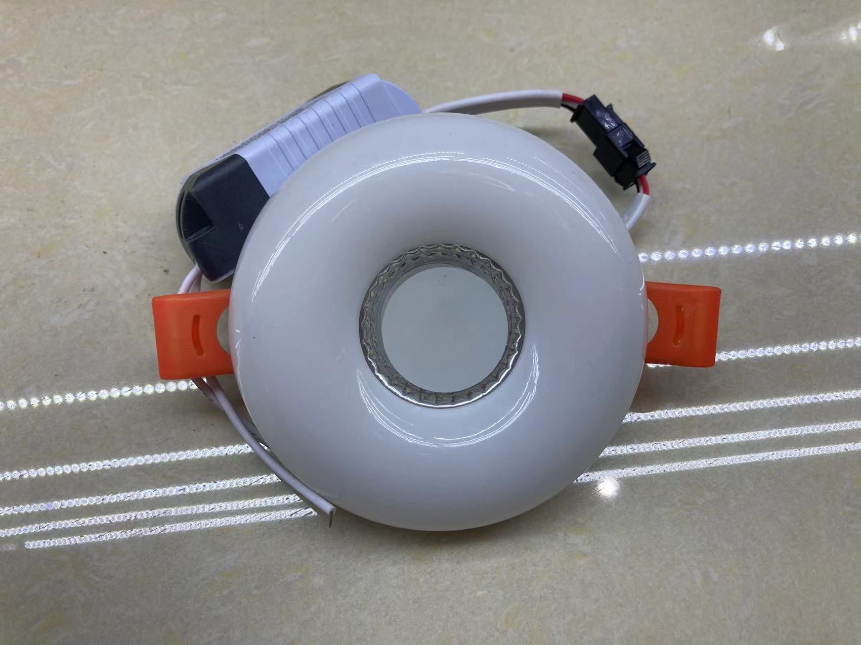 double color led panel light/Downlight, white jade downlight