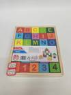 儿童积木玩具 积木玩具盒  单面字母印花积木，双面字母印花积木，儿童益智玩具