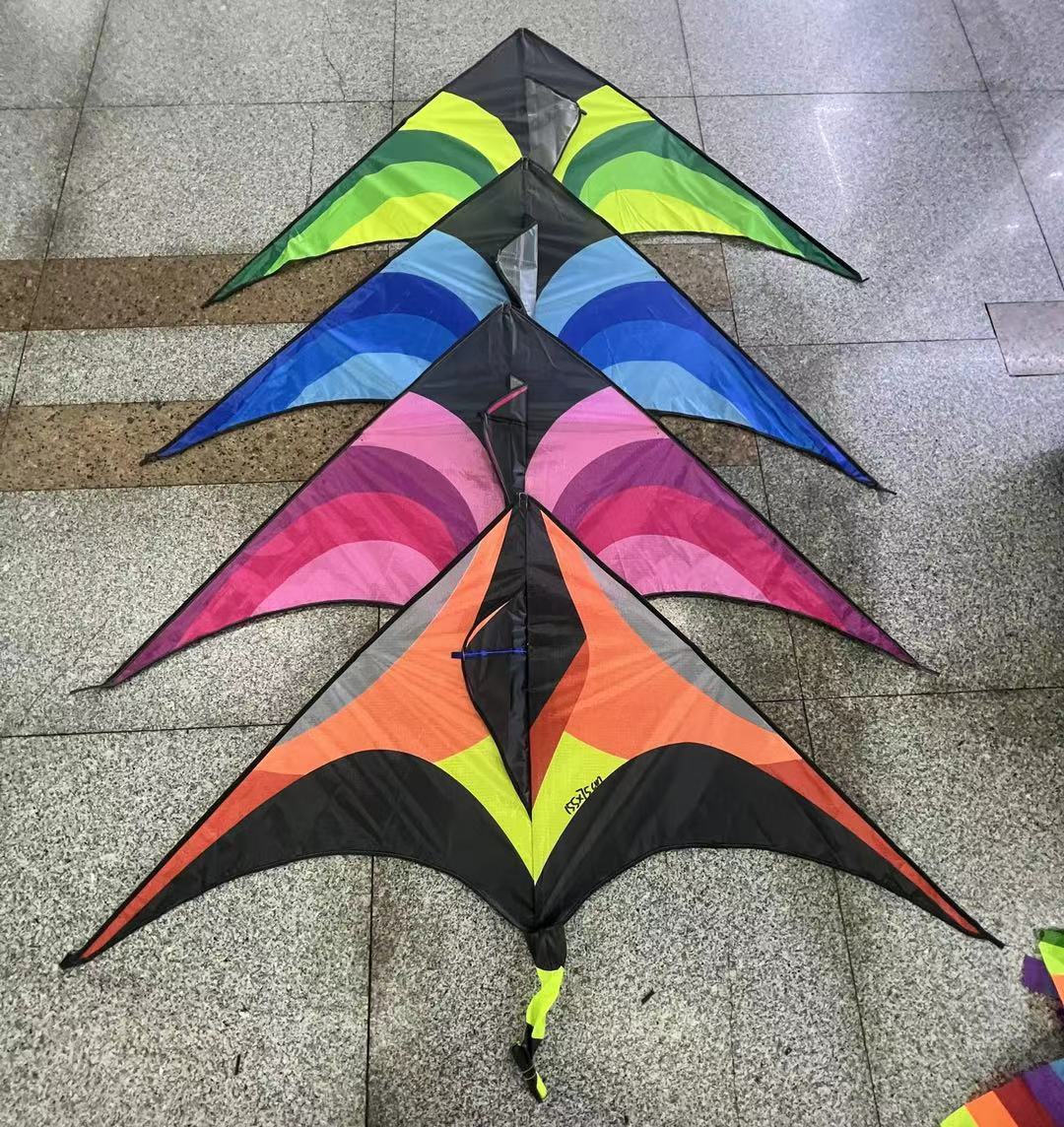 Cartoon animals of grassland kites