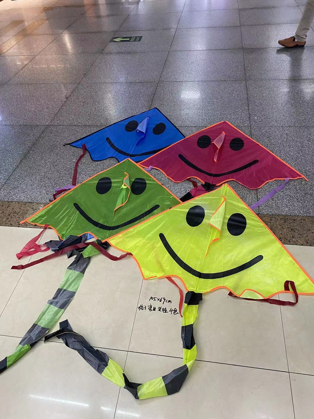 Smiling kite cartoon animal sports and leisure