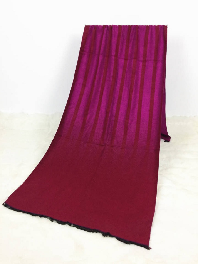 Wholesale gradient twill cotton viscose shoulder shawl and scarf with hand-embroidered design for ladies