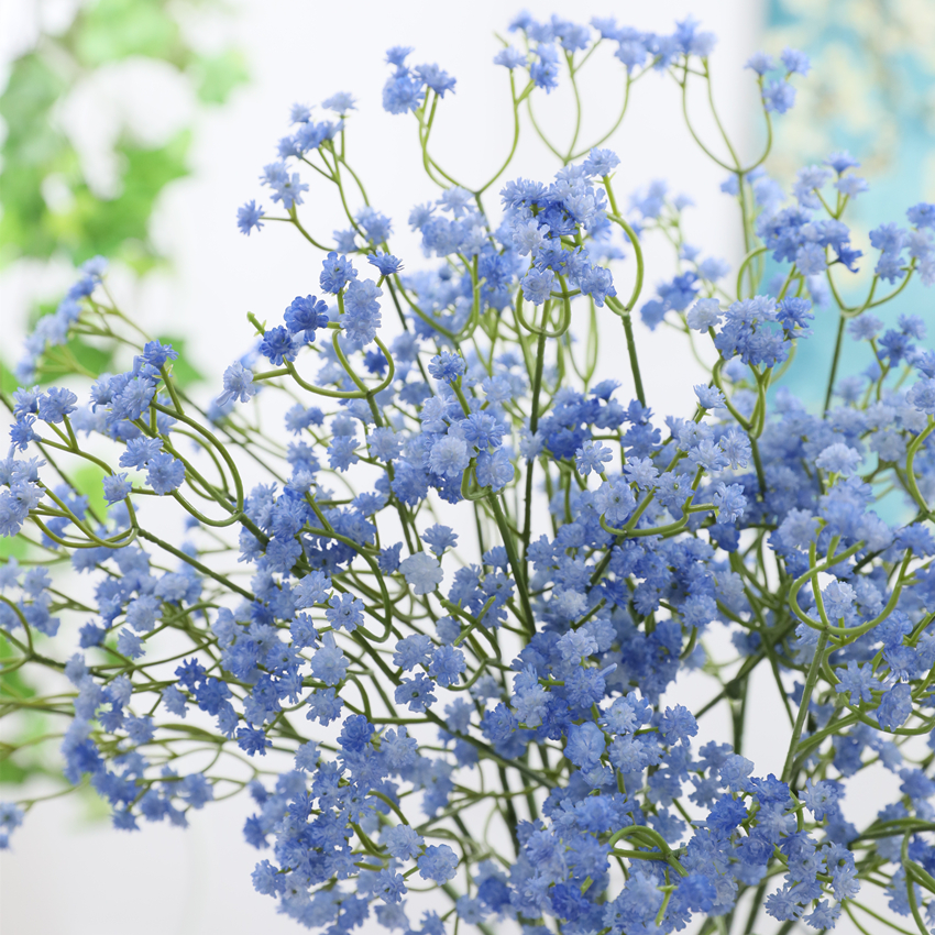 仿真花/满天星/软胶白底实物图