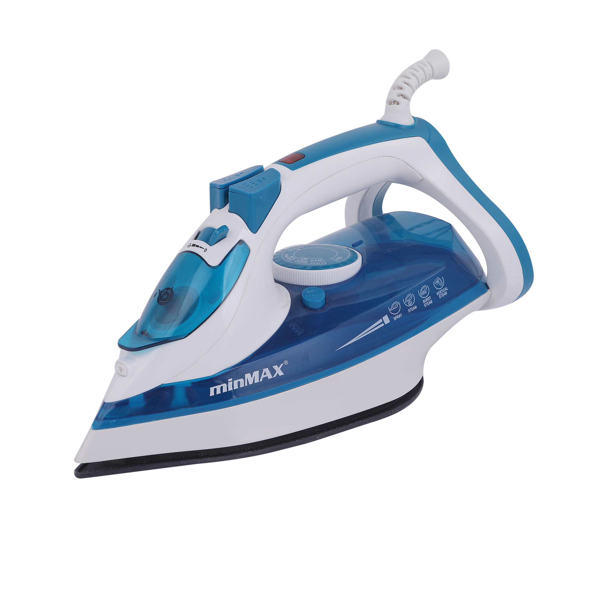 minMAX Steam Iron, household handheld electric iron, MIN-8026 travel wired iron, portable iron