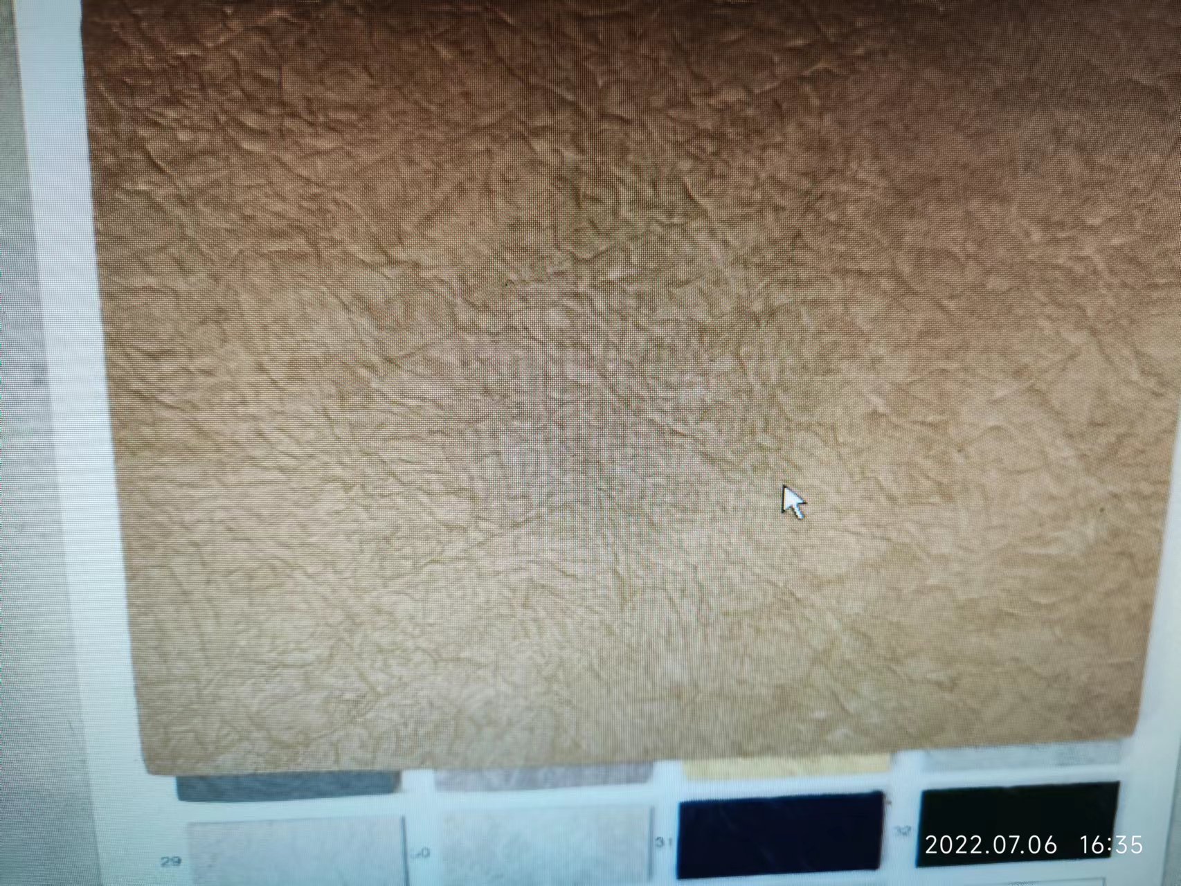 Leather TPU laser UV printed fabric for high, medium and low-end bags, sofas, shoes and other materials details Picture