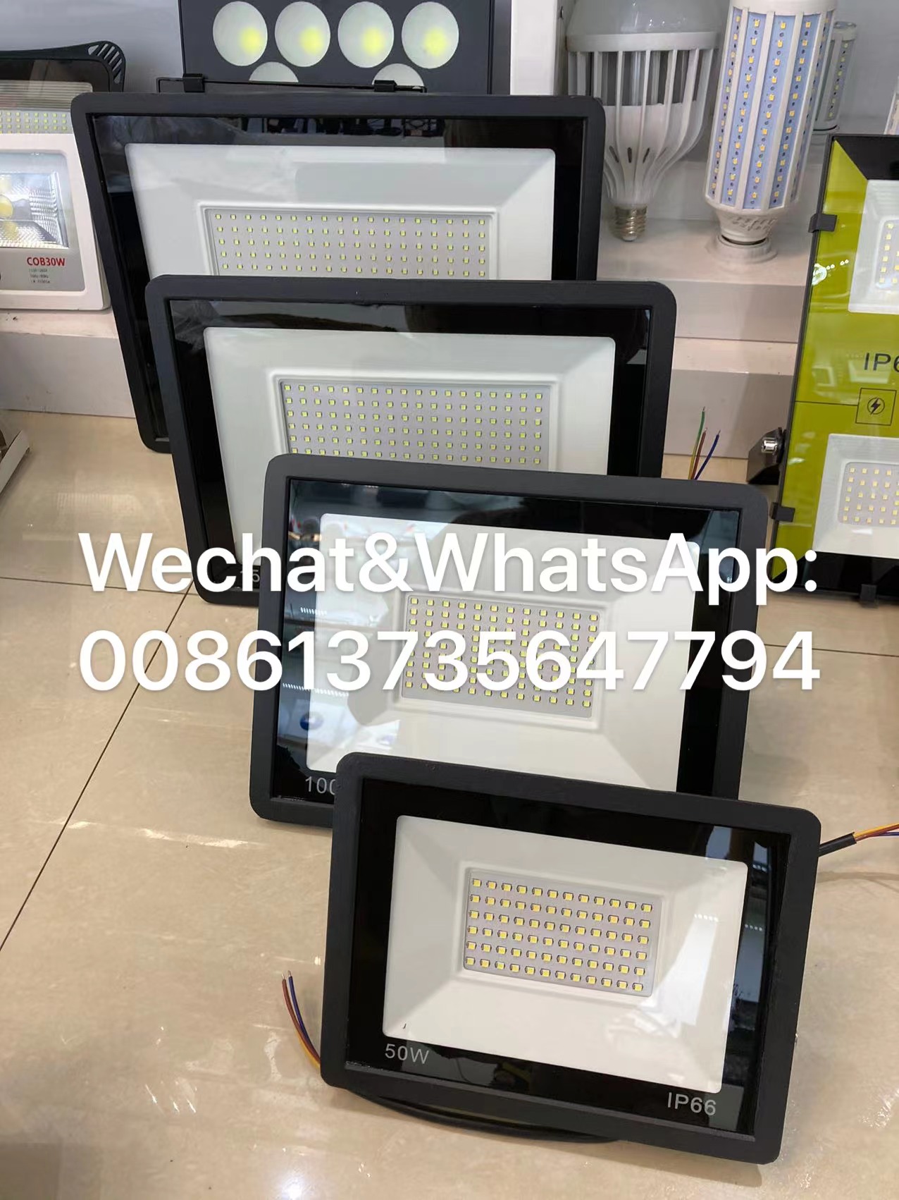 LED Floodlight outdoor lighting night scene illumination project IP65-68 LED flood light