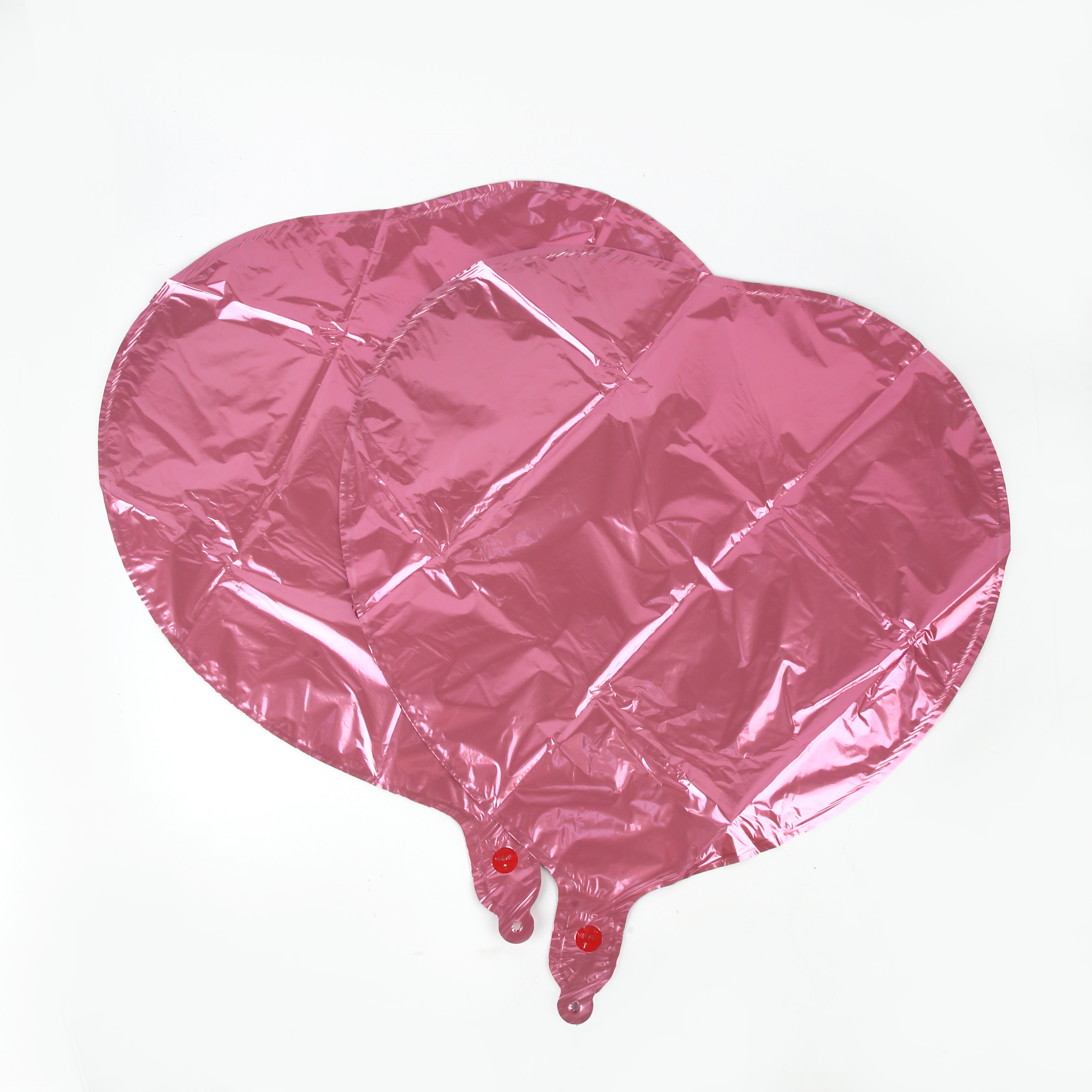 跨境新款18寸五角星心形铝箔气球套装 生日派对婚礼装饰亮片气球粉色套装详情图4