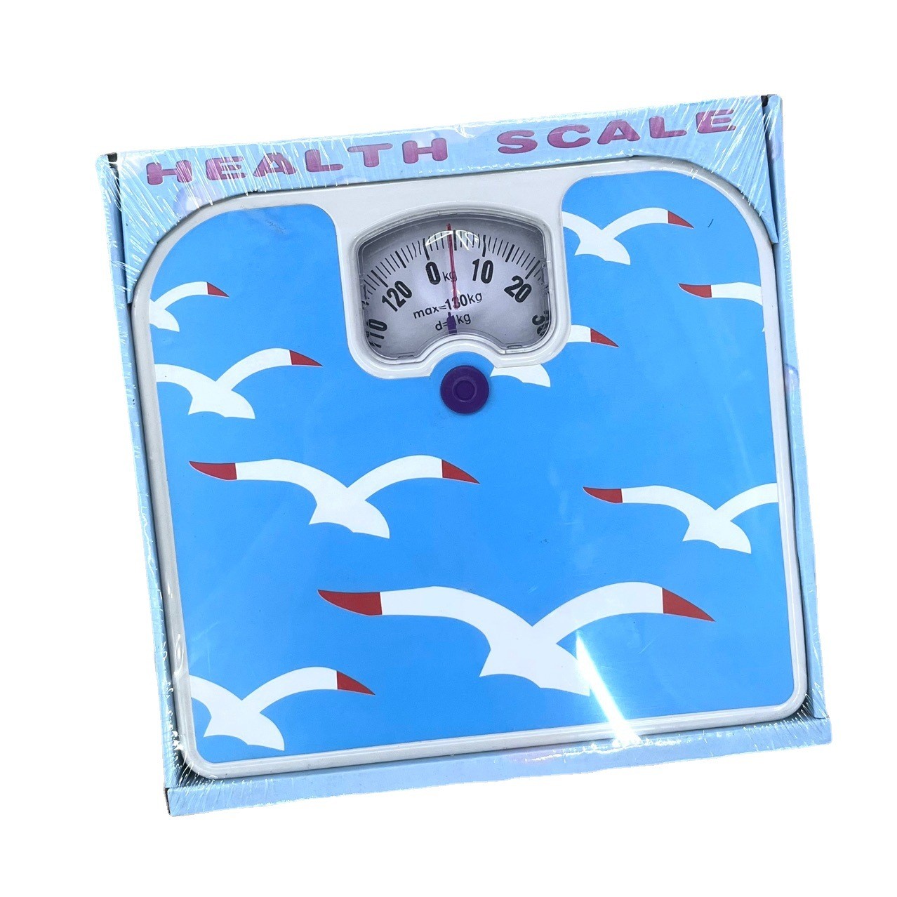 双刻度kg/lb体重秤机械铁皮秤家用人体健康称重指针弹簧浴室秤