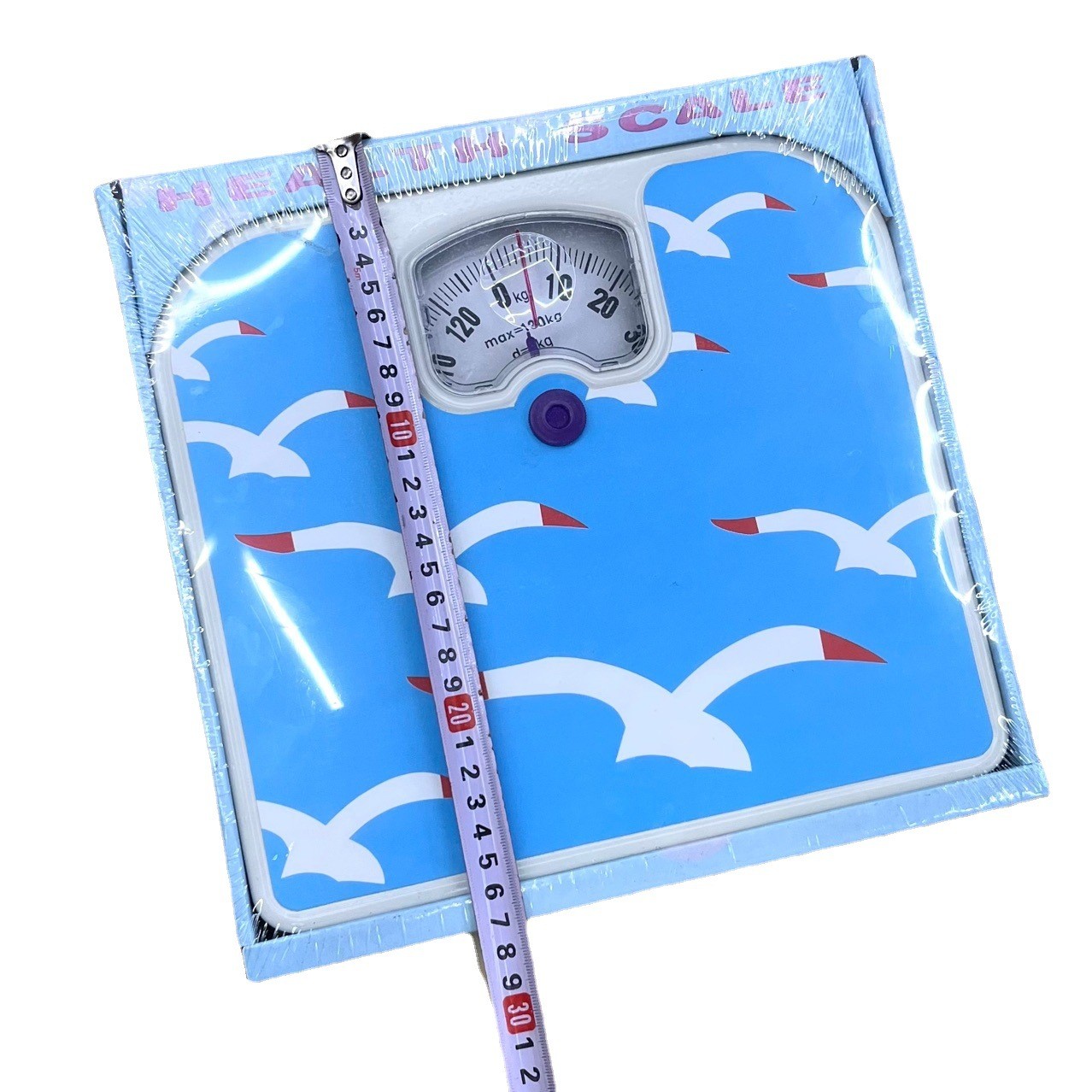 体重秤机械/铁皮秤/浴室秤白底实物图