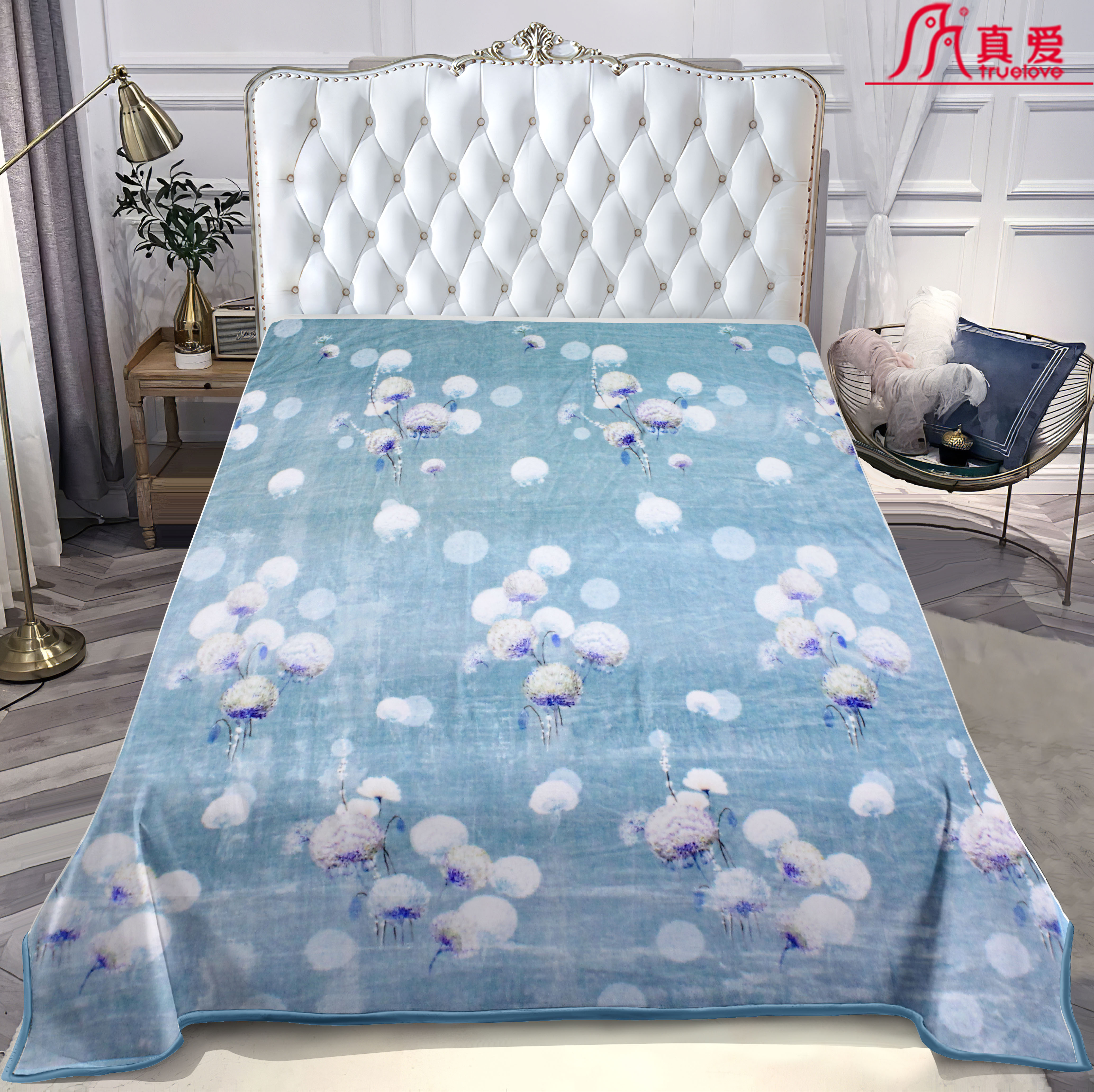 毛毯/法兰绒毛毯/印花毛毯产品图