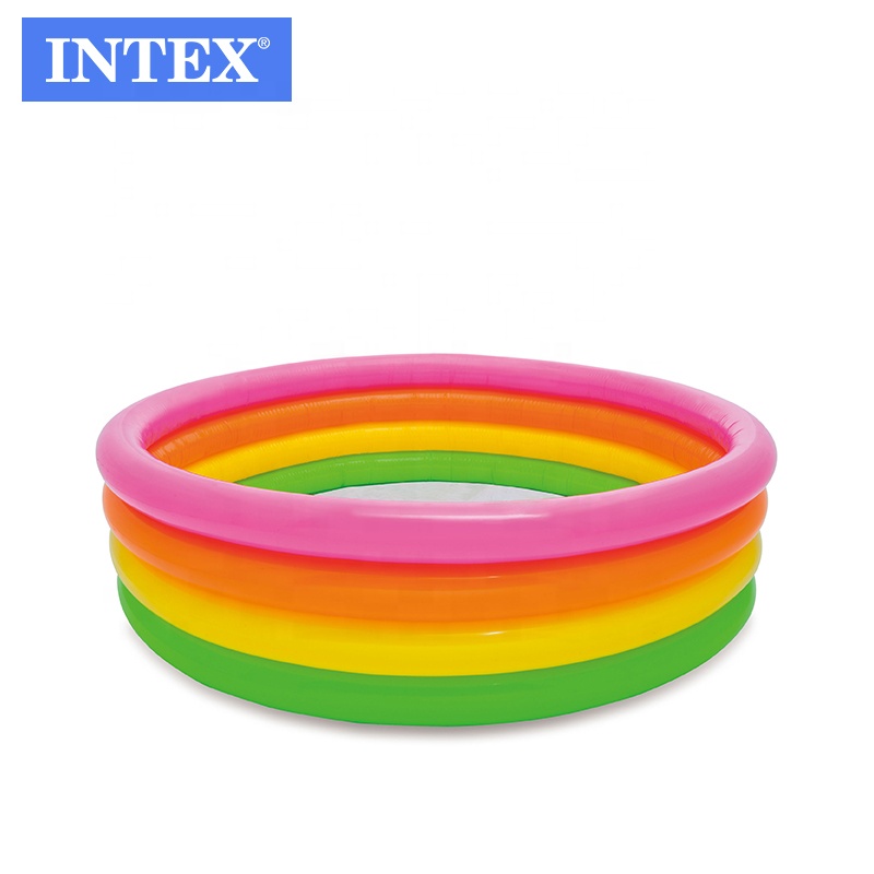 INTEX 56441 荧光四环充气水池儿童家用戏水池室内婴儿小孩海洋球池详情图3