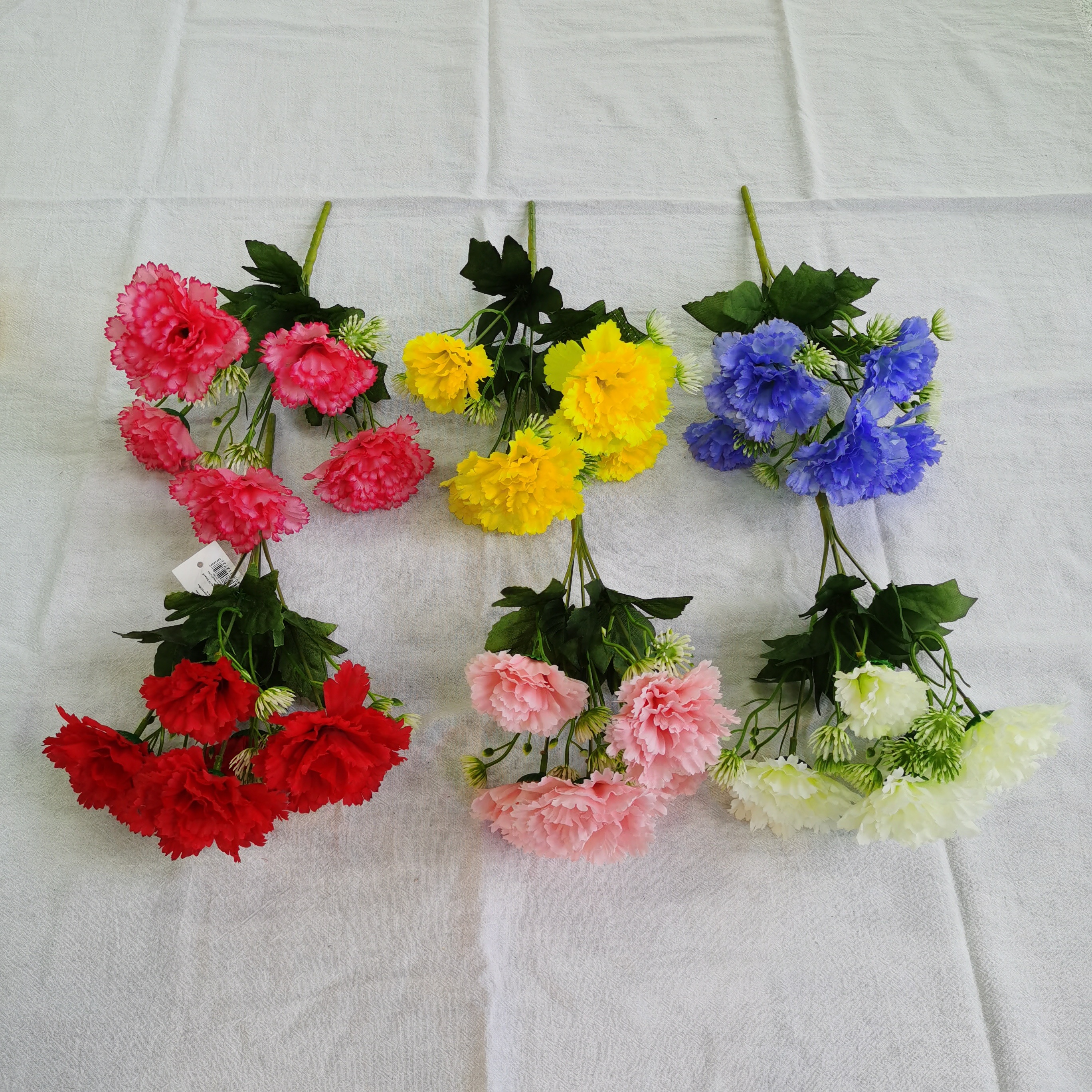 Direct sales of artificial flower manufacturers: 5-head 6-flower artificial flower bouquets and ornaments, featuring high-quality grass and large lilacs