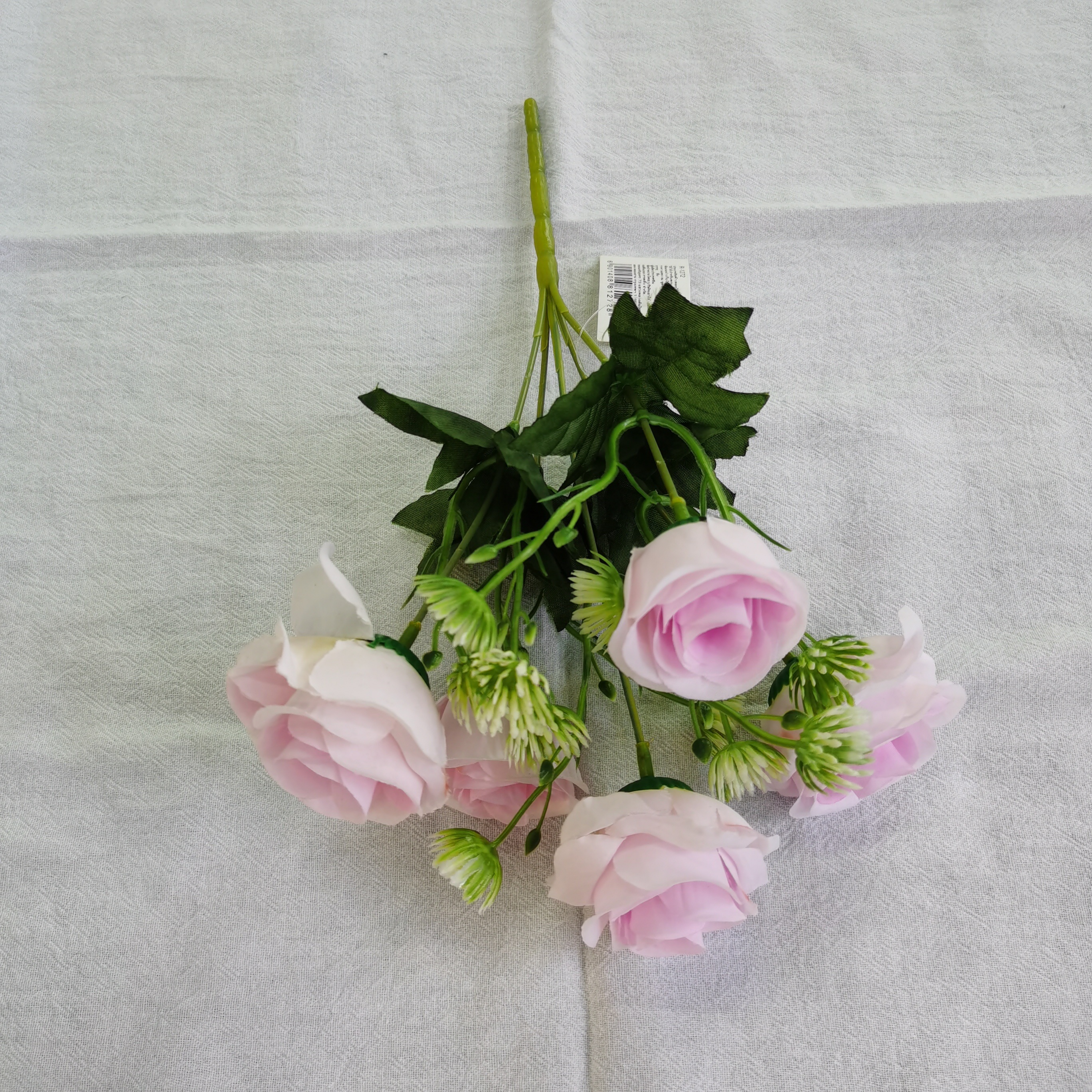 Direct sales of artificial flower manufacturers: 5-head No. 2 high-quality grass rose artificial flower bouquets details Picture
