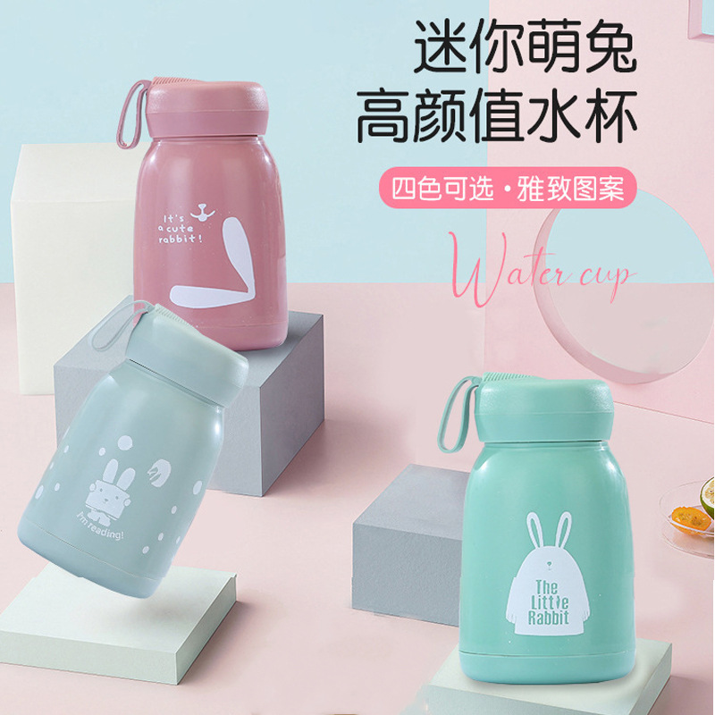 Creative double-layer portable portable glass cups for export Specification image