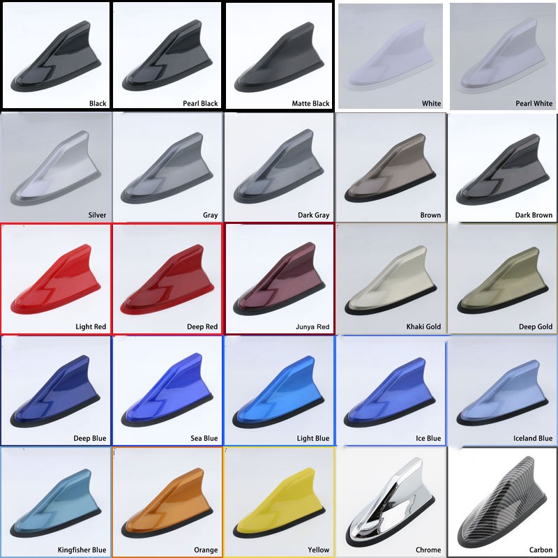 汽车鲨鱼鳍通用天线 通用带收音信号 四代车载天线 适合所有车型 A级PCBL其威车饰QW68