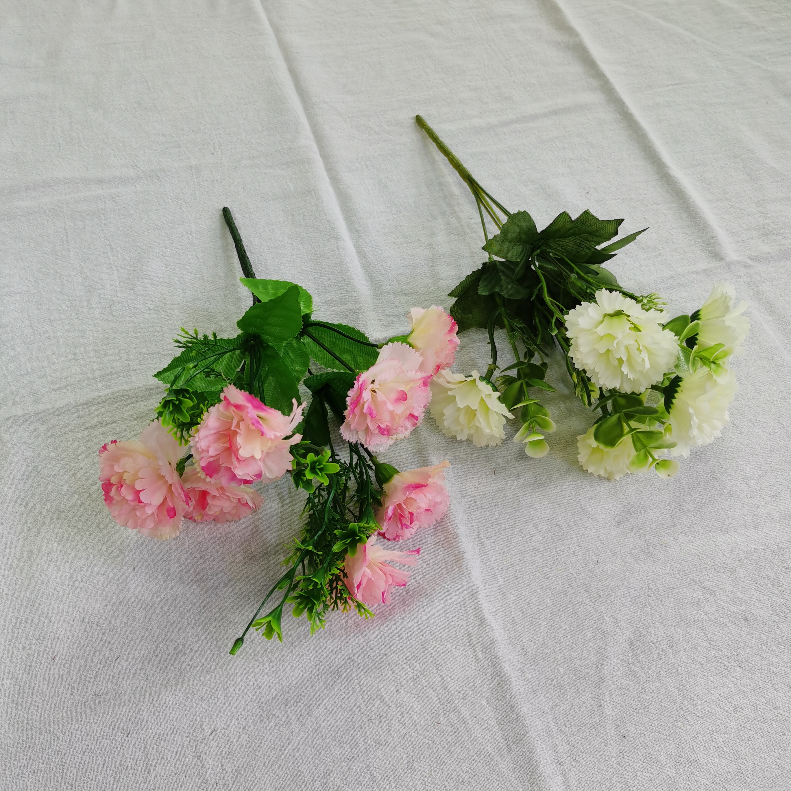 Direct sales of artificial flower manufacturers: 5-head 4-size carnations for artificial flower bouquets and ornaments Specification image