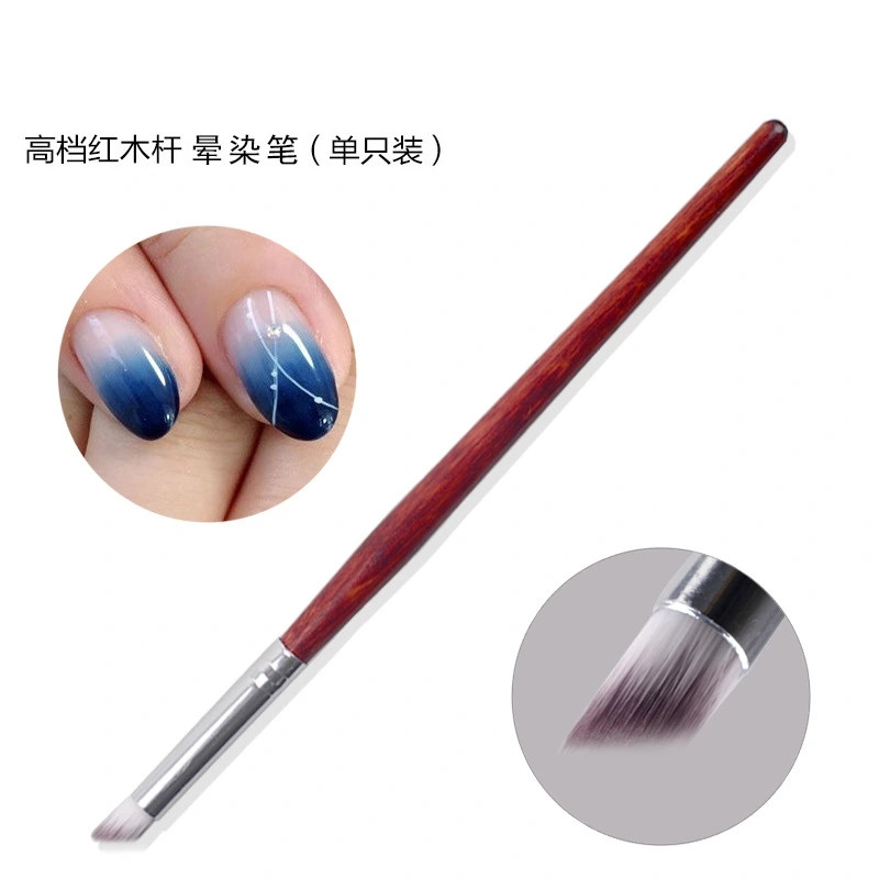 Nail polish, light therapy, nail polish gel, gradient blurring pen, gradient pen, poke pen, DIY slanted brush, rosewood rod, shanilak