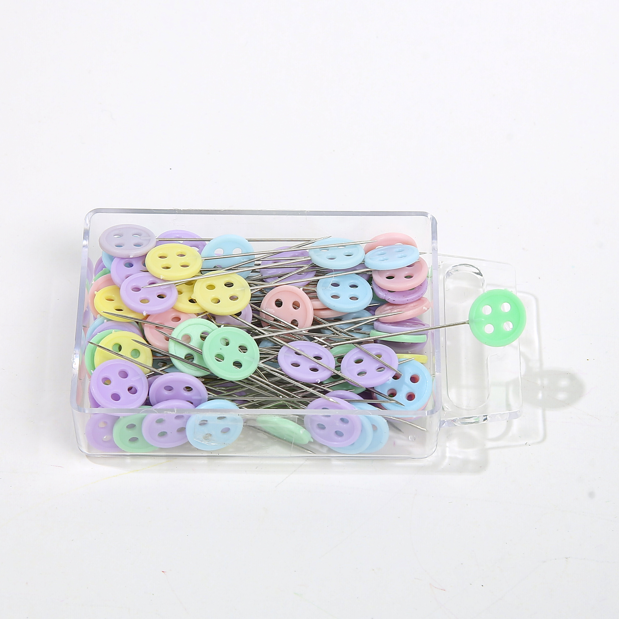 50枚pp盒装梅花形/钮扣形/郁金香/蝴蝶形/等花式珠针