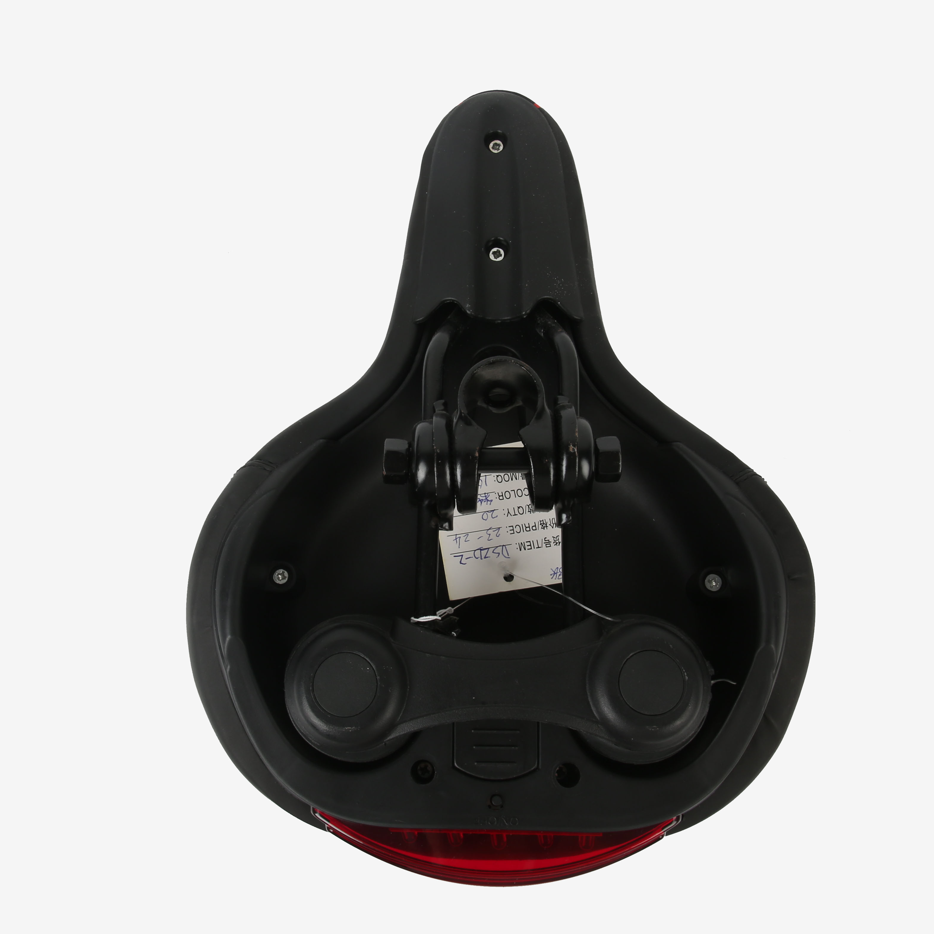 自行车鞍座/自行车坐垫/电动车坐垫白底实物图