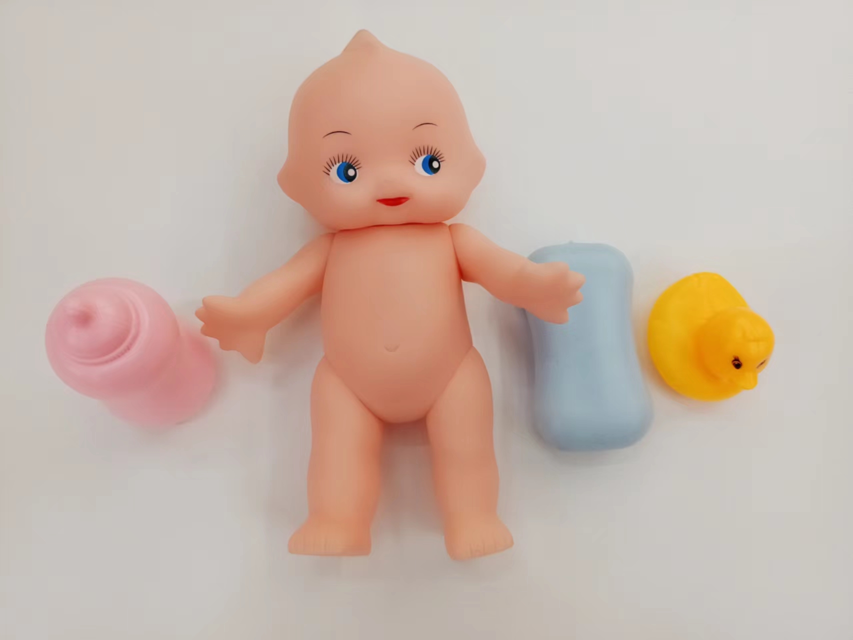 大号澡盆娃娃宝宝洗澡戏水过家家玩具新款好看浴盆带公仔澡盆婴儿水上洗澡细节图