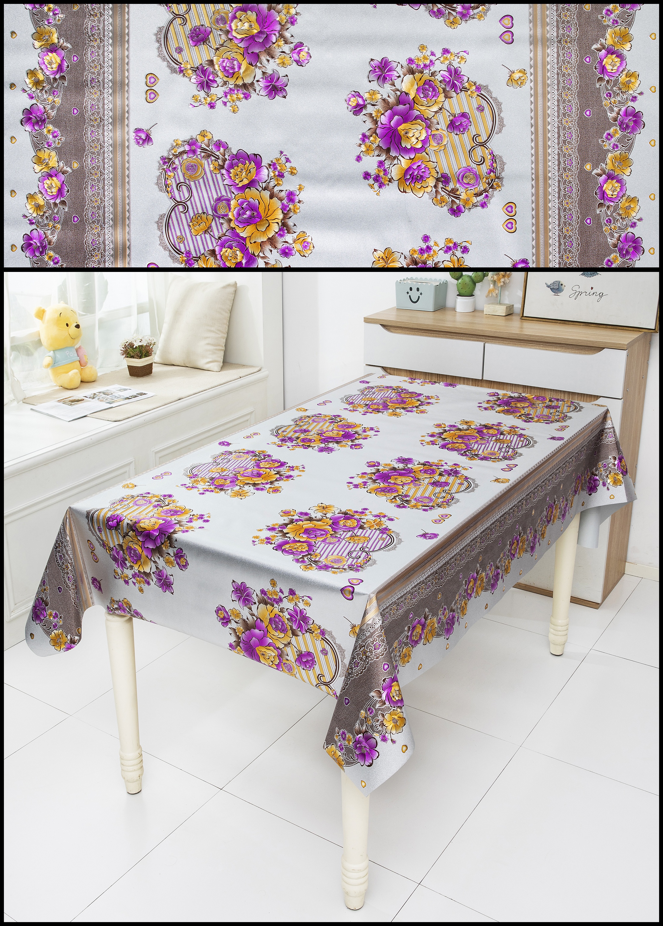 餐桌布艺/台布/桌布实物图