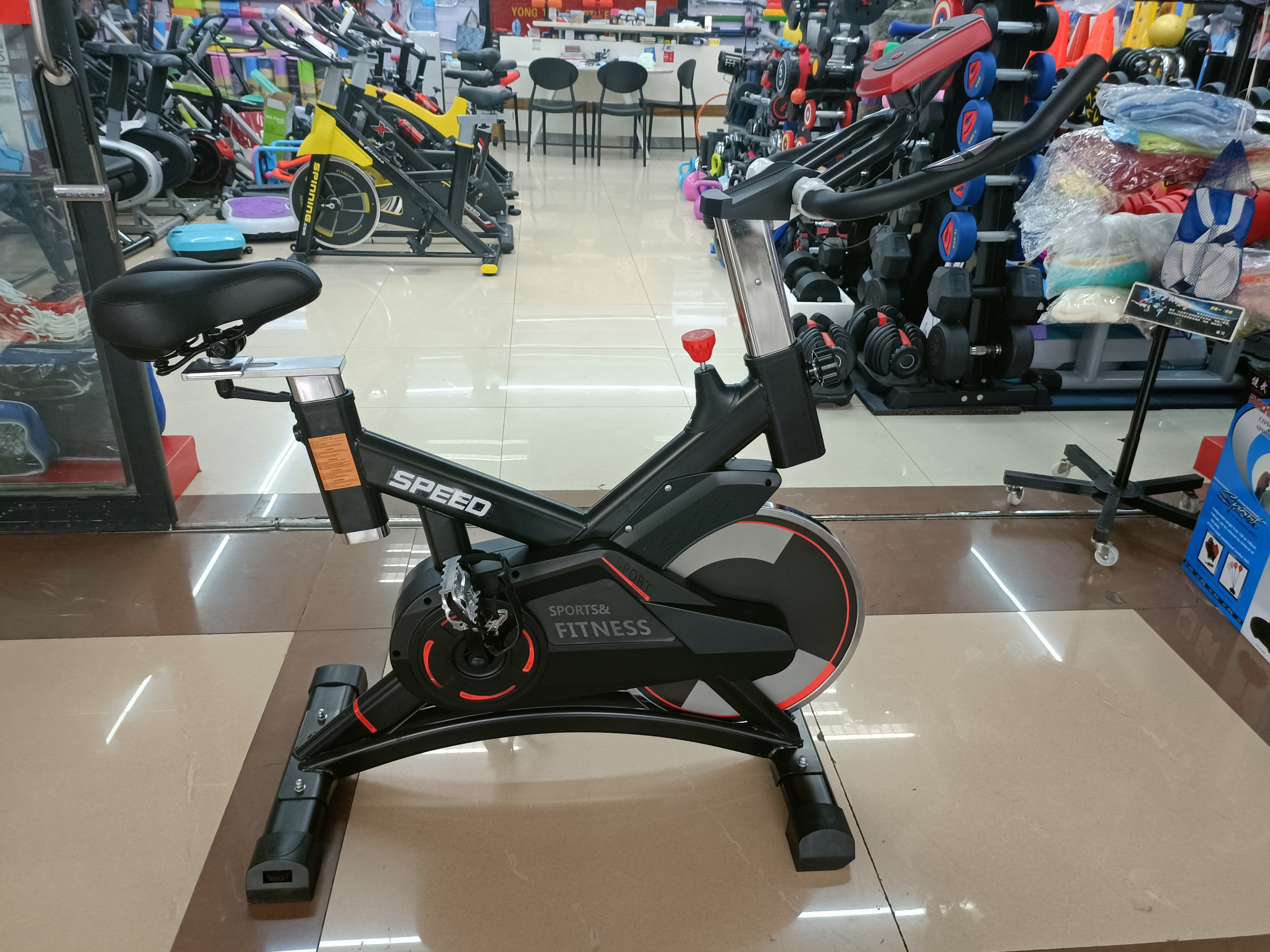 Intelligent magnetic control spinning bike