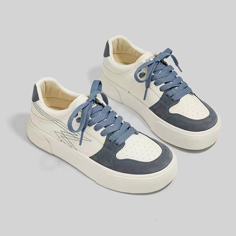 Renben 21873 white sneakers, women's shoes, 2022 Summer Breathable Casual shoes, thick-soled versatile sneakers, retro ins trendy canvas shoes Application Scenario