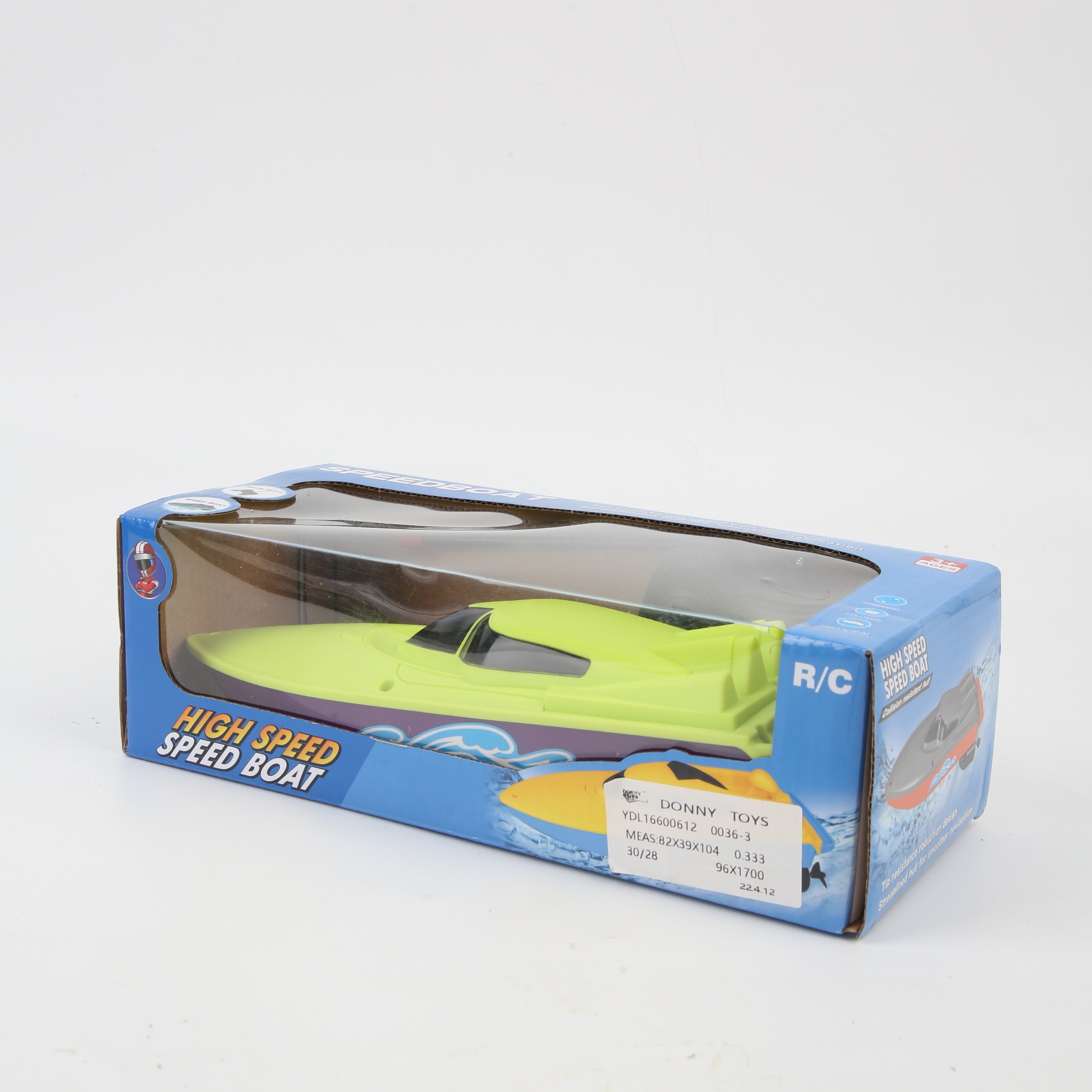 Remote-controlled aircraft carrier toy in green