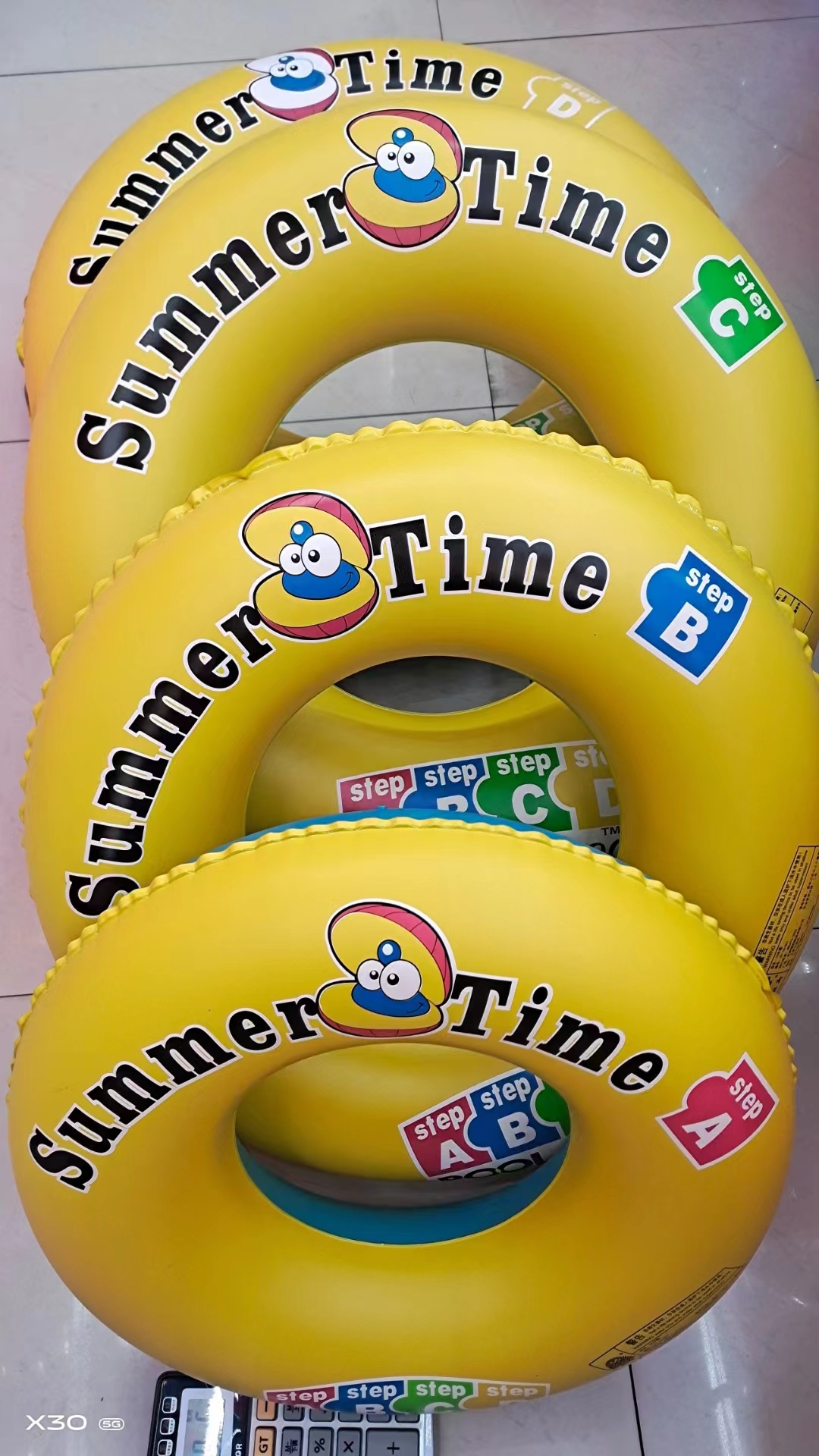 Hongyu Classic Factory Direct Sales best-selling shell rings, summer Internet celebrity inflatable swimming rings, large armpit rings, shell swimming rings wholesale details Picture