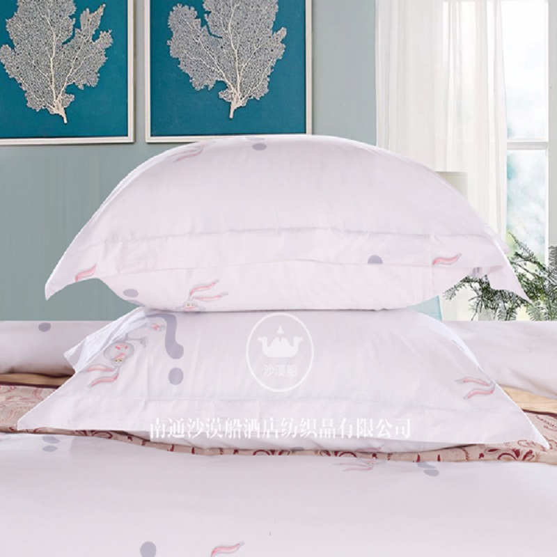 Hotel Bedding Yizhi Fengfa high-end hotel linen bedding all-cotton printed brocade set with high-end printing technology Application Scenario