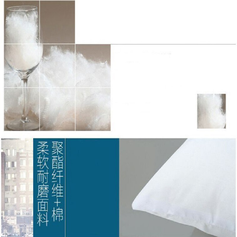 PILLOW/枕头枕芯被芯/酒店布草白底实物图