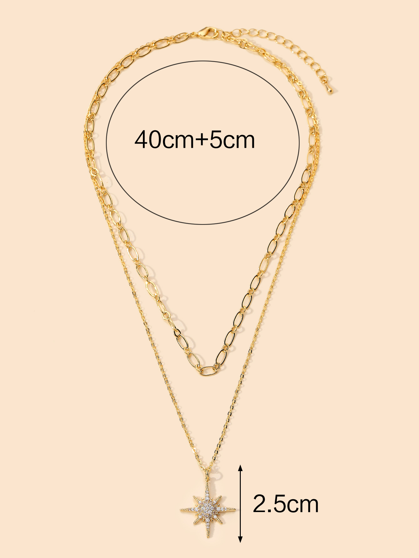 Xuhui brand's Star Necklace for women, a light luxury high-end sparkling diamond pendant sweater chain, a French style bestseller necklace. Give your girlfriend a necklace Application Scenario