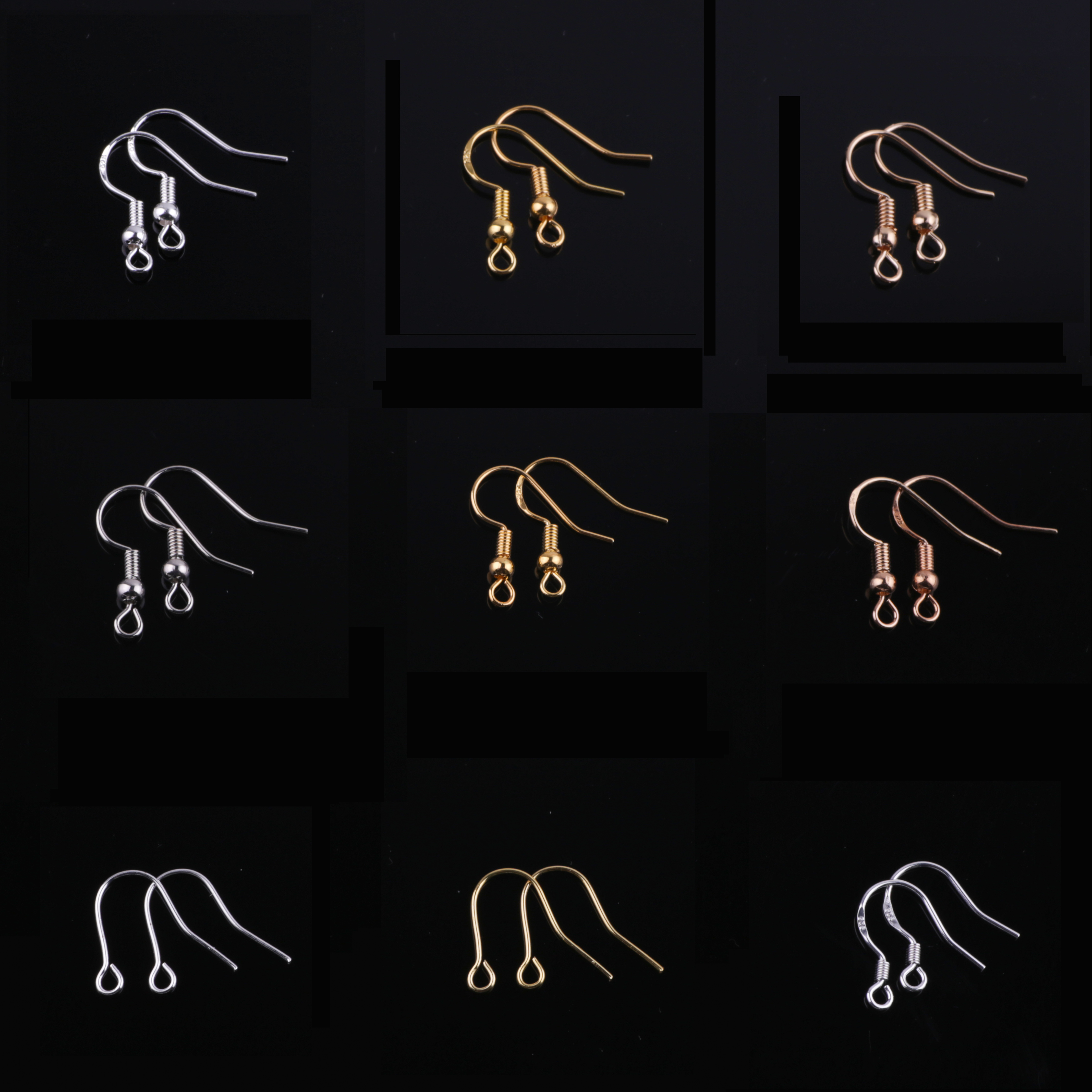 耳钩龙虾扣项链手链连接扣尾链真金保色电镀现货厂家直