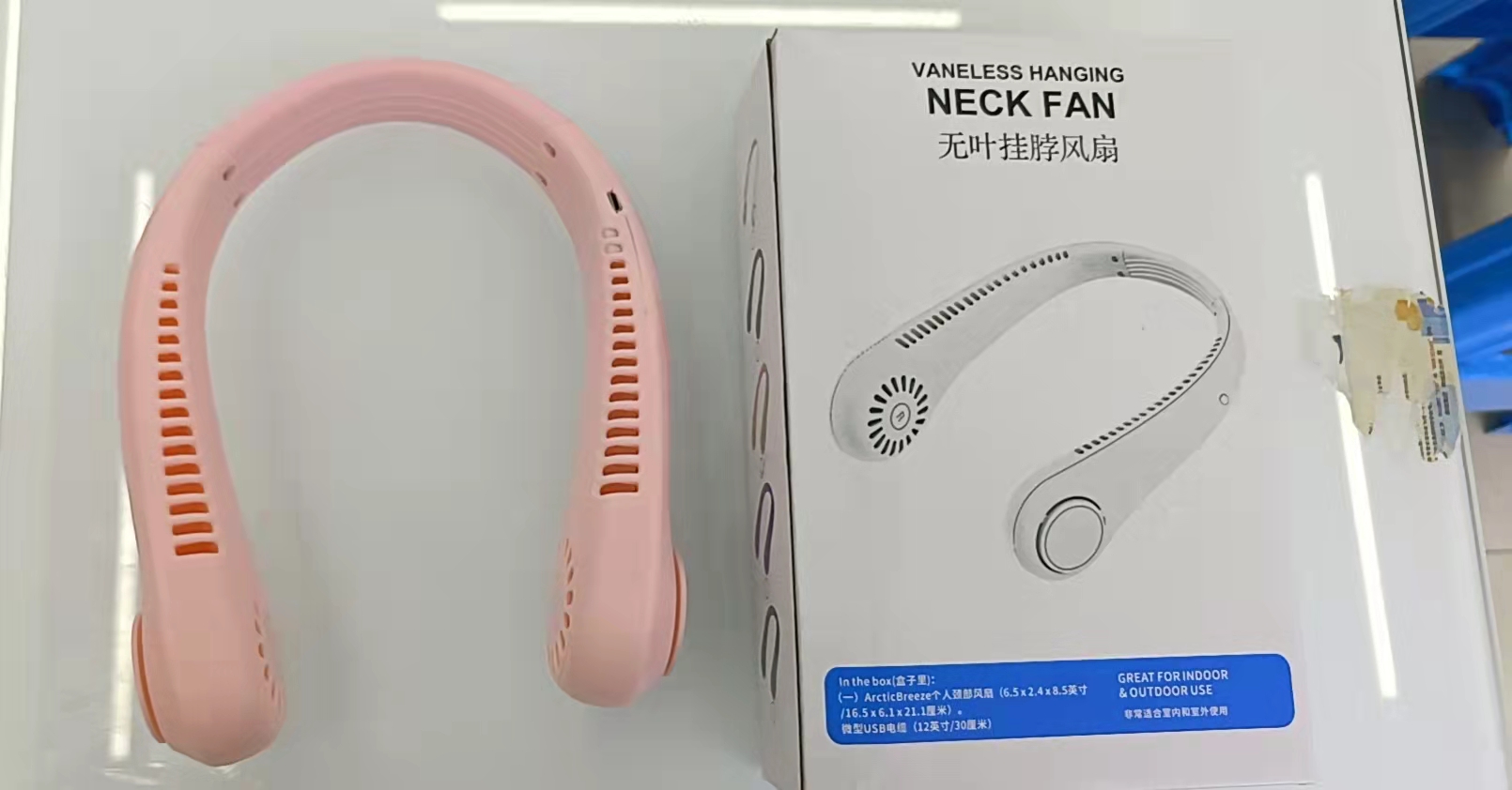 The A16 bladeless neck-hanging fan has three Settings to free your hands Specification image