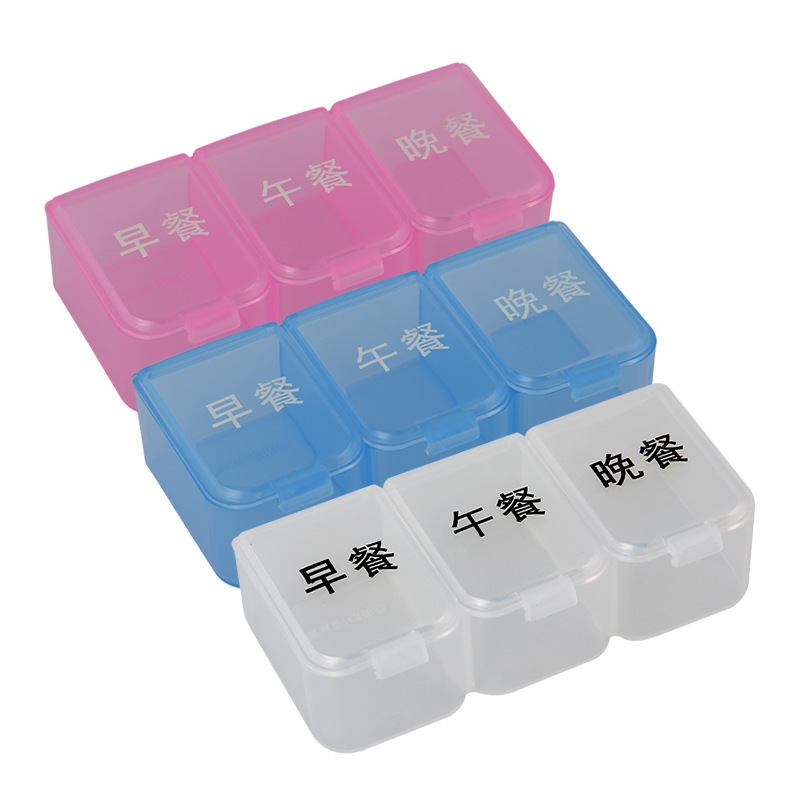 Convenient medicine box foreign trade details Picture