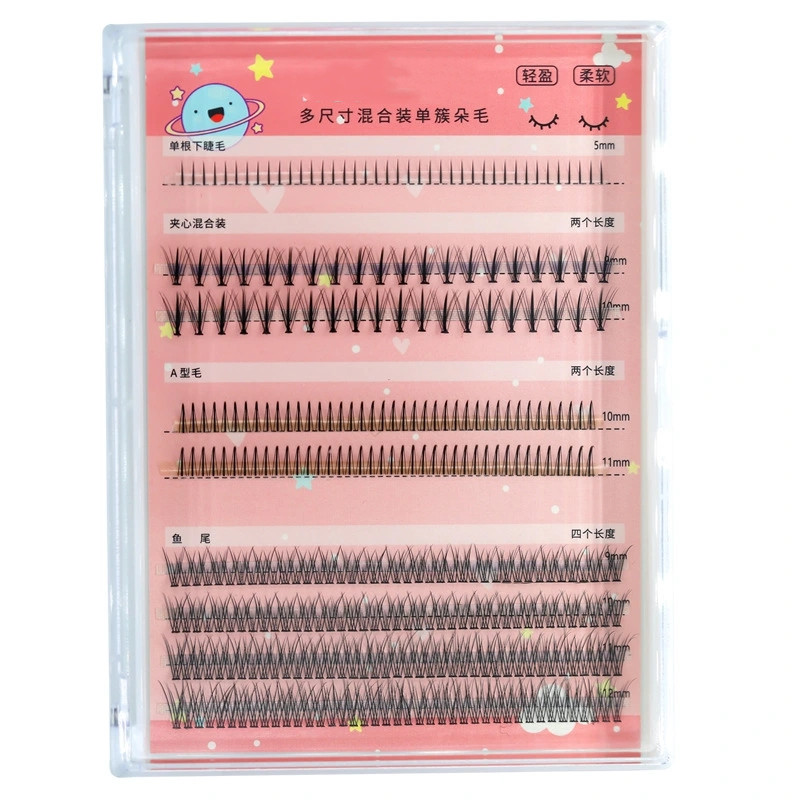 False eyelashes, single tufted, single hair graft, family portrait, fish tail, A-shaped fairy hair, lower eyelashes mixed, eyelashes shanilak Application Scenario