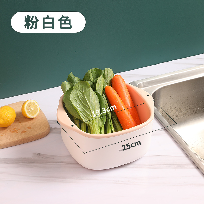 双层沥水篮细节图