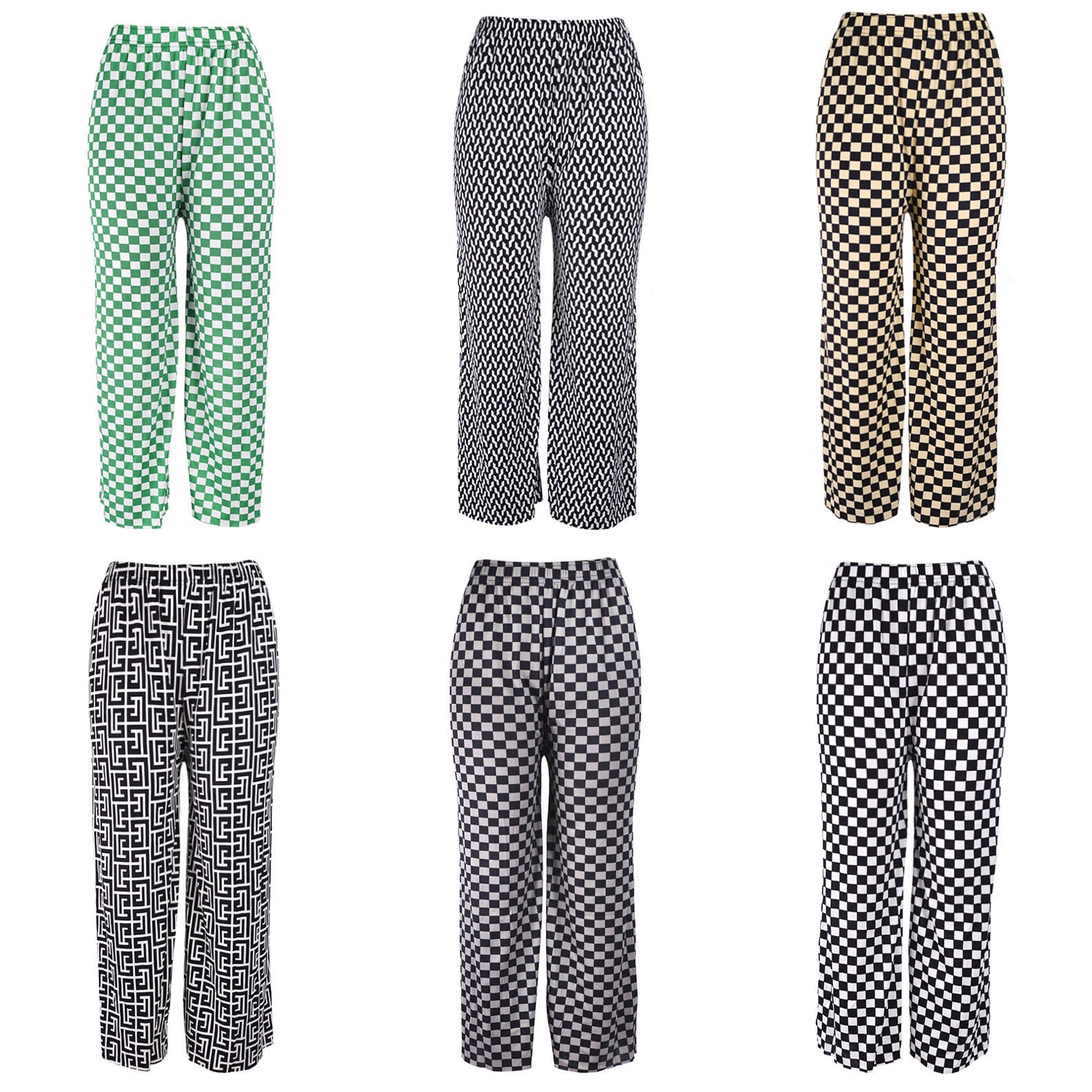 New spring and summer casual pants, large-sized straight-leg pants, floral print pants, Korean style versatile, high-waisted loose, slimming casual wide-leg pants, long pants Item Picture
