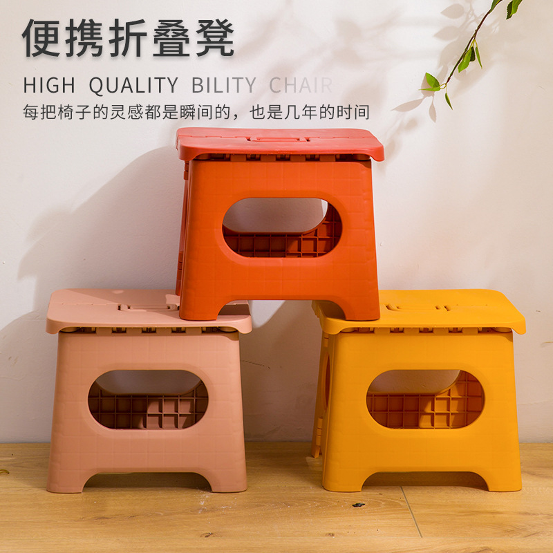 Export of portable plastic folding stools details Picture
