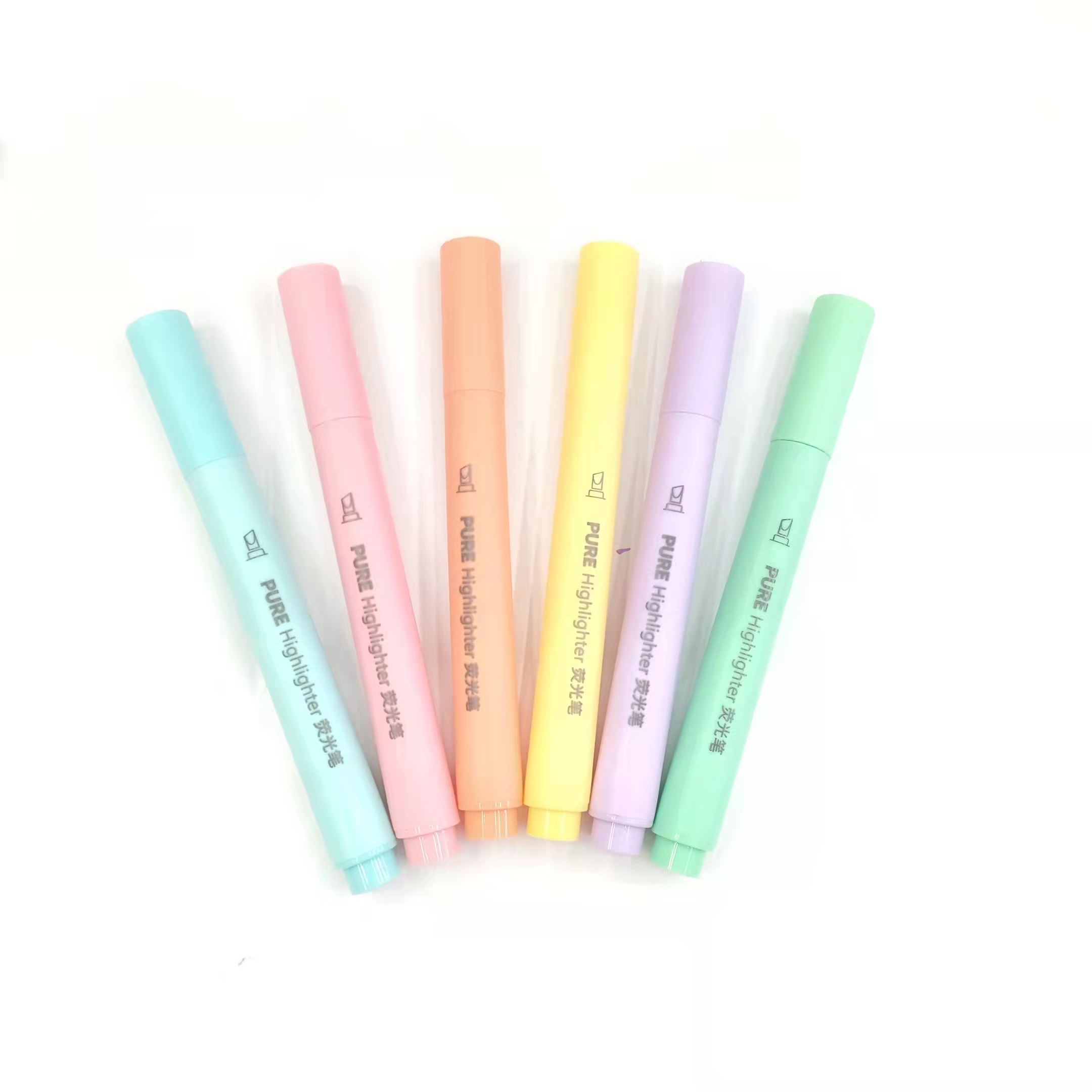Macaron colored highlighter pen, student key point marking pen, notebook pen Application Scenario