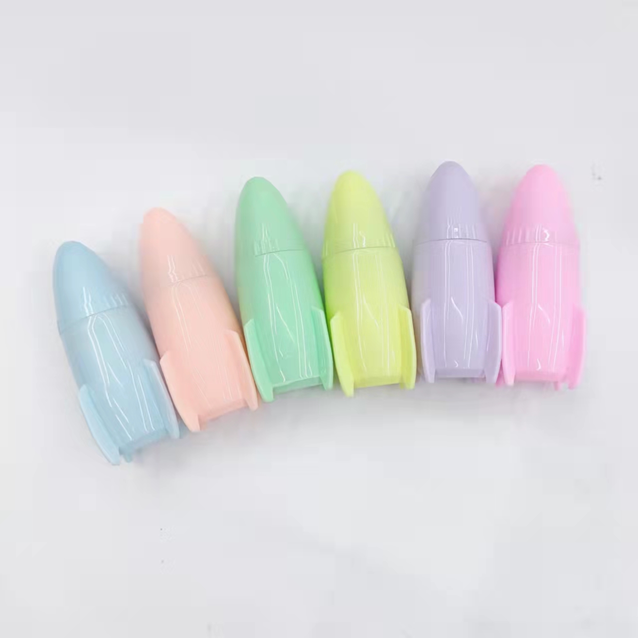 Rocket-shaped colored highlighters, student key point marking pens, notebook pens, large-capacity drawing pens Application Scenario