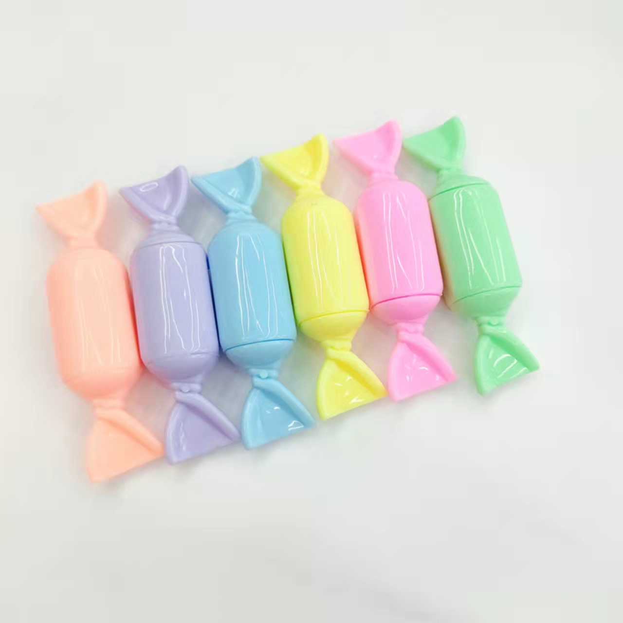 Candy-shaped colored highlighters, student key point marking pens, notebook pens, large-capacity drawing pens Item Picture