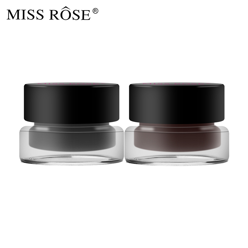 MISS ROSE双色两瓶装眼线膏防汗防水持久不易晕染新手初学者眼线详情图5