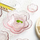 樱花玻璃碗碟创意粉色玻璃盘现货批发家用干果碟蘸料盘盘子品味人生010图