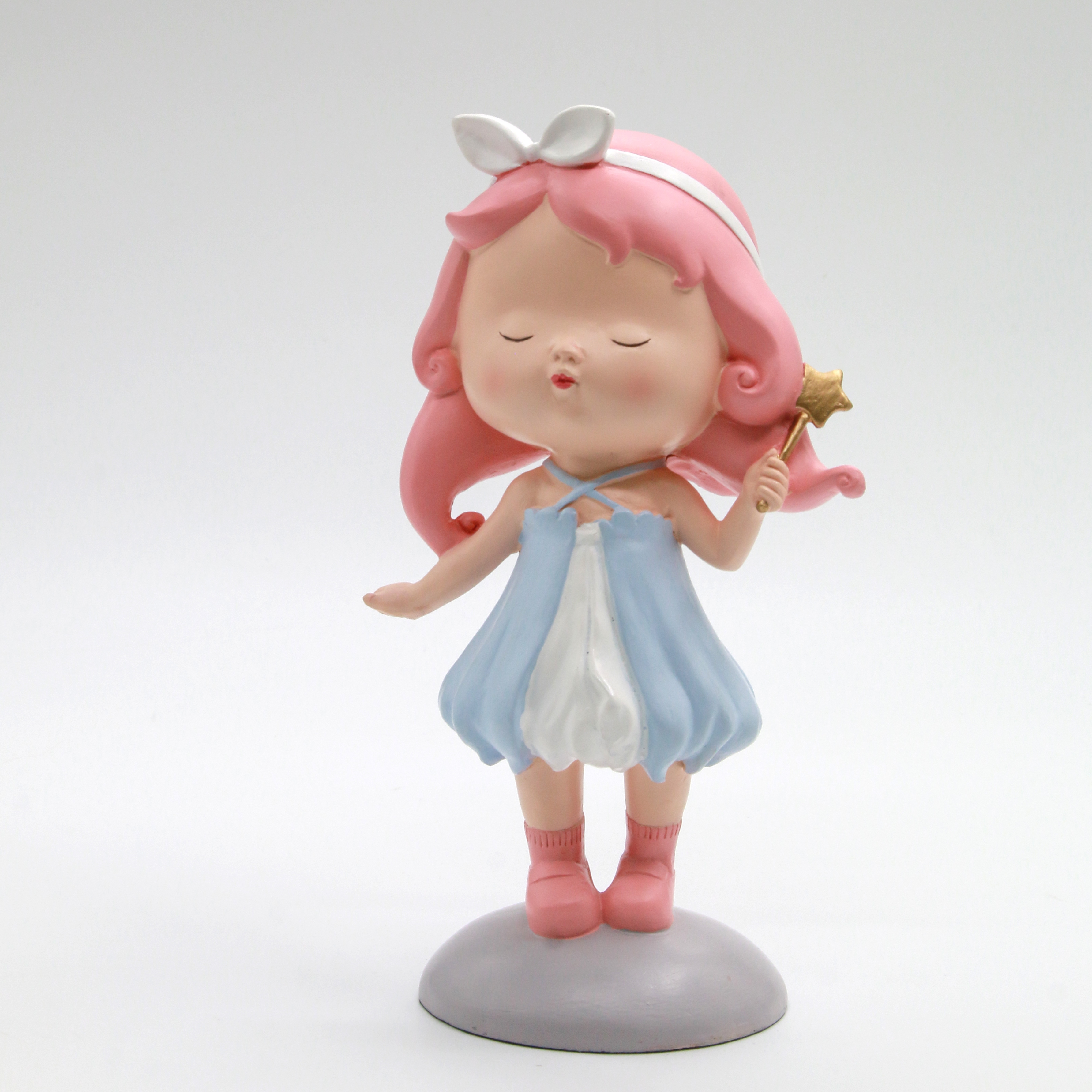树脂工艺品礼品摆件魔法星棒女孩摆件