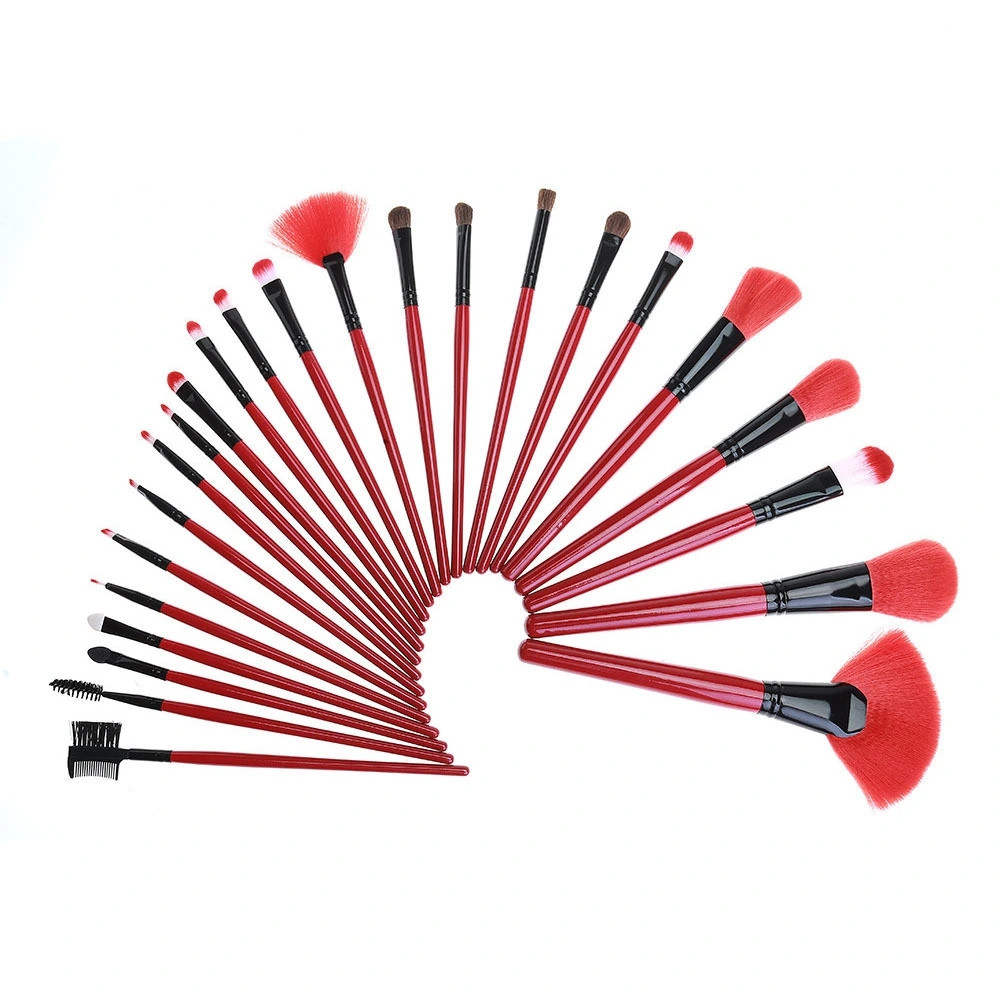 Factory direct sales of 24 animal hair makeup brushes, stone pattern makeup sets, crocodile pattern portable bags, shanilak Application Scenario