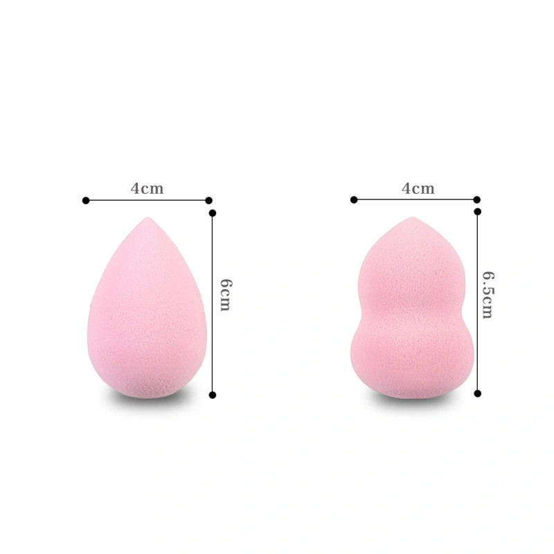 Wet and dry dual-purpose gourd powder puff, water drop, oblique cut, soak in water to become larger, beauty egg, hydrophilic non-latex sponge, custom-made shanilak Item Picture