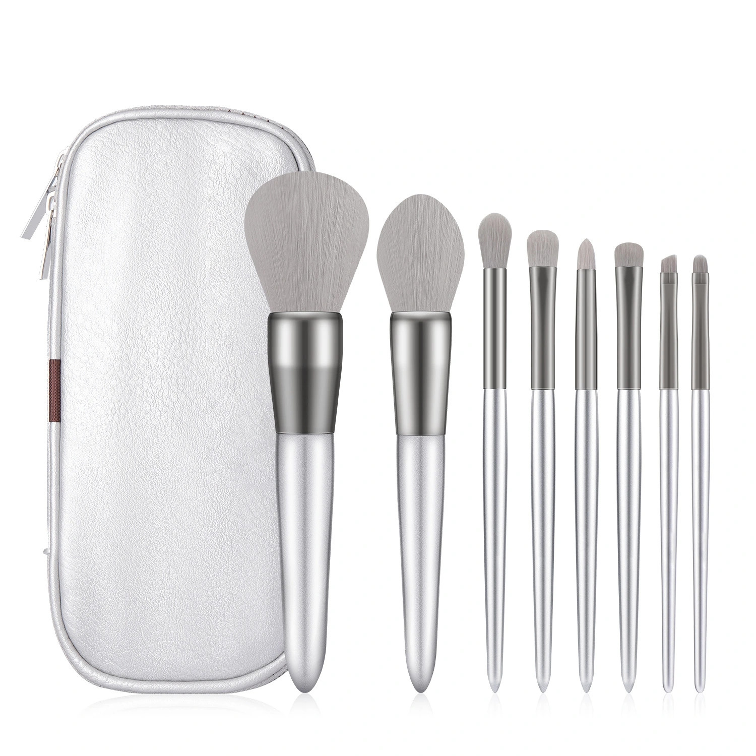 The manufacturer supplies 8 makeup brush sets, storage bags, artificial fiber wooden handles, blush brushes, loose powder brushes, shanilak in stock